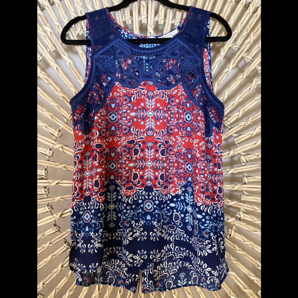 Pale Sky Sleeveless Detailed Women’s Top